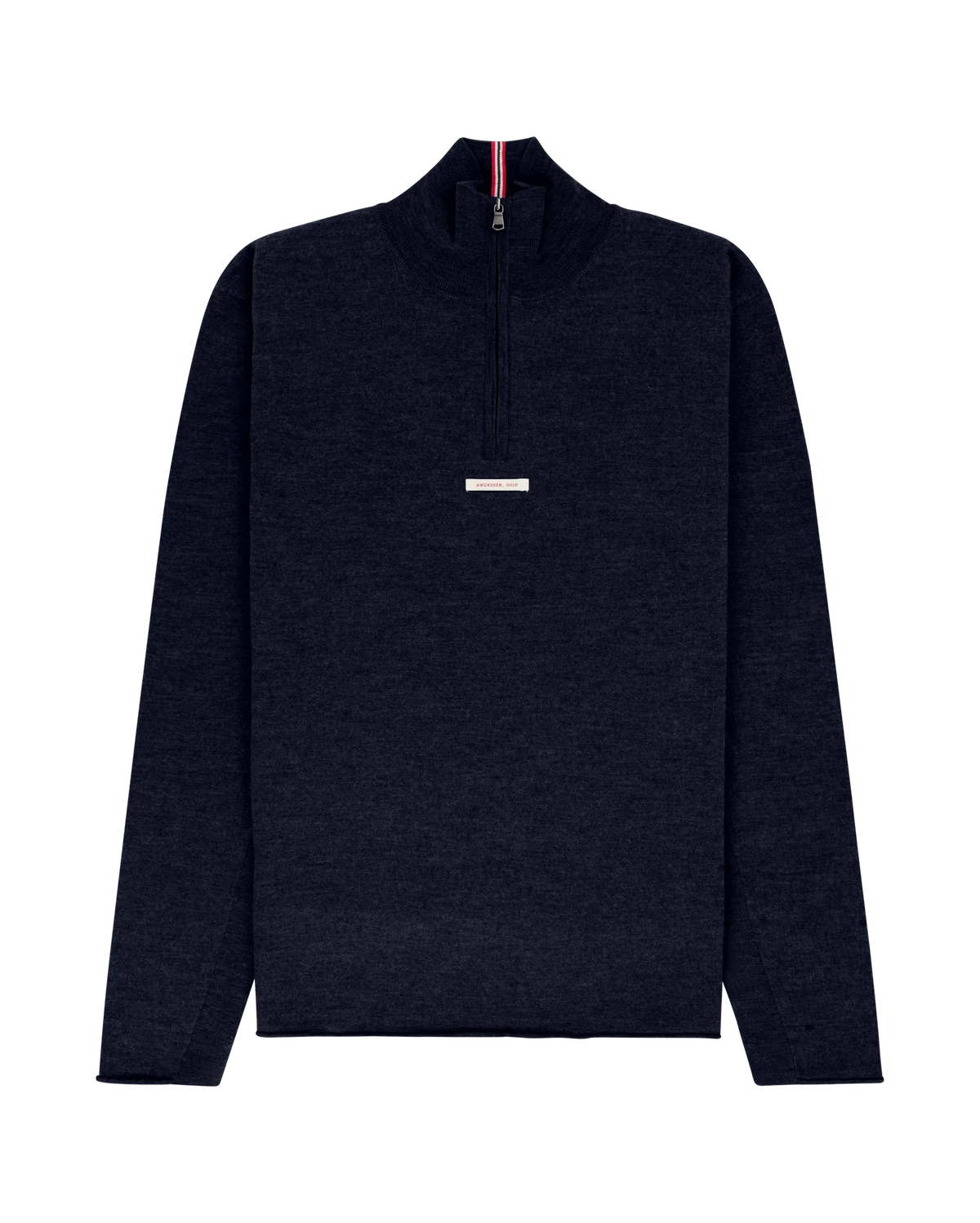 Amundsen Men's Boiled Half Zip 12GG Faded Navy