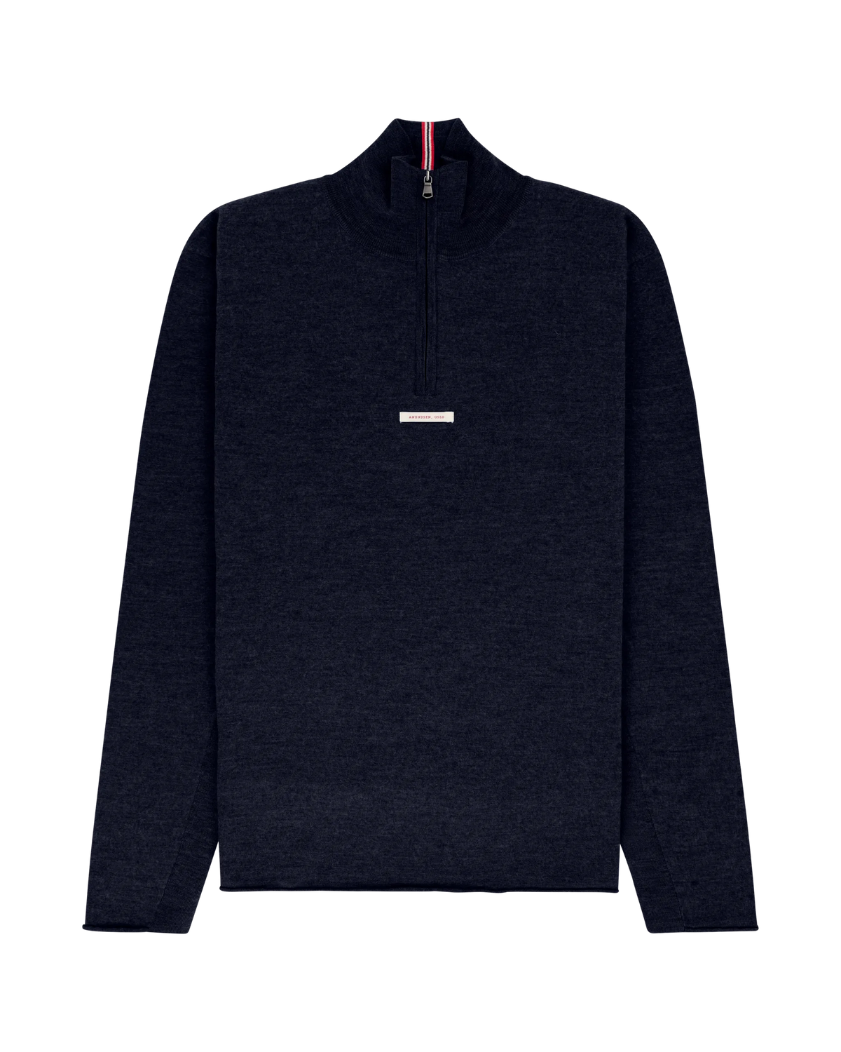 Men's Boiled Half Zip 12GG Faded Navy