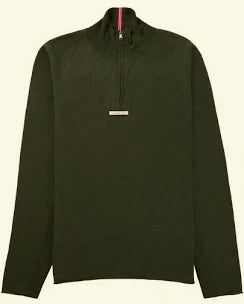Amundsen Men's Boiled Half Zip 12GG Earth