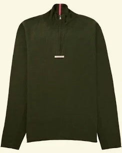 Amundsen Men's Boiled Half Zip 12GG Earth