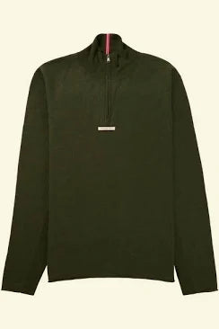 Men's Boiled Half Zip 12GG Earth