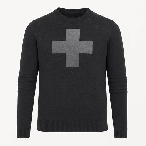 Ski Race Knit Patrol Charcoal