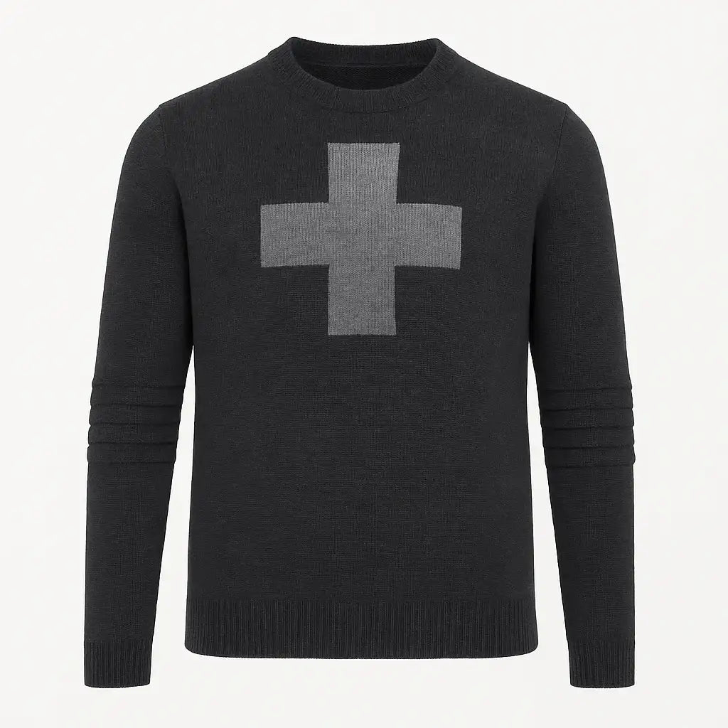 Alps & Meters Ski Race Knit Patrol Charcoal