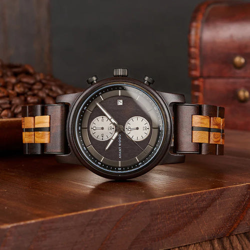VOYAGER S - BLACK COFFEE (43MM)