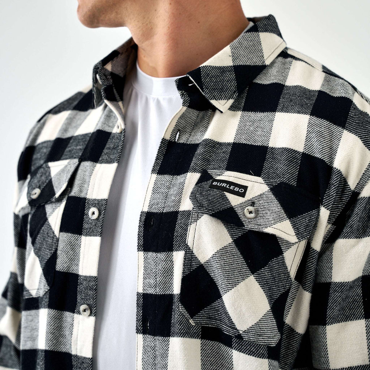 BURLEBO Burlebo Men's Flannel Shirt