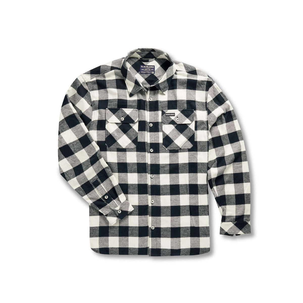 BURLEBO Burlebo Men's Flannel Shirt Black Buffalo