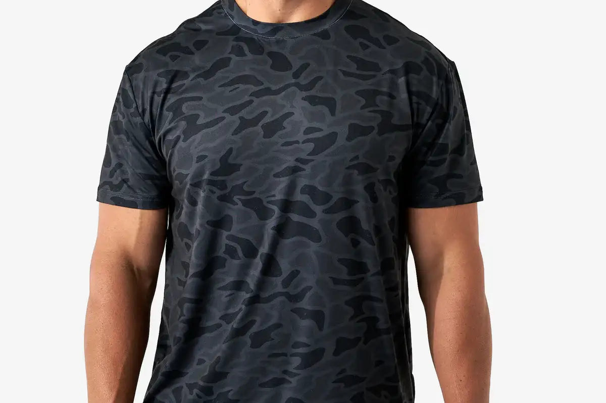 BURLEBO Go To Tee Black Camo
