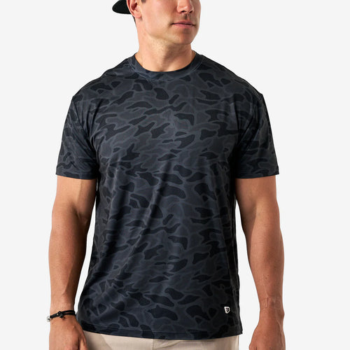 Go To Tee Black Camo