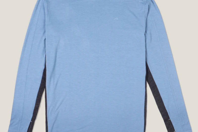 Belong Designs Men's Dyer Tek Long Sleeve Dusty Blue