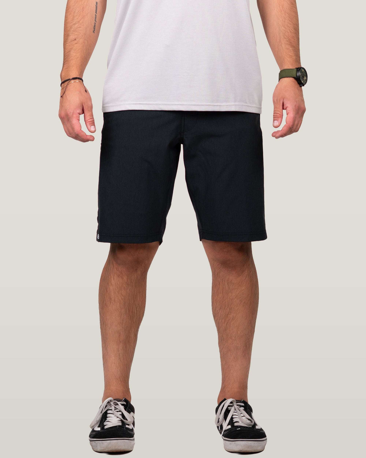 Belong Designs Men's 10" Rocky Mountain Board Shorts Black