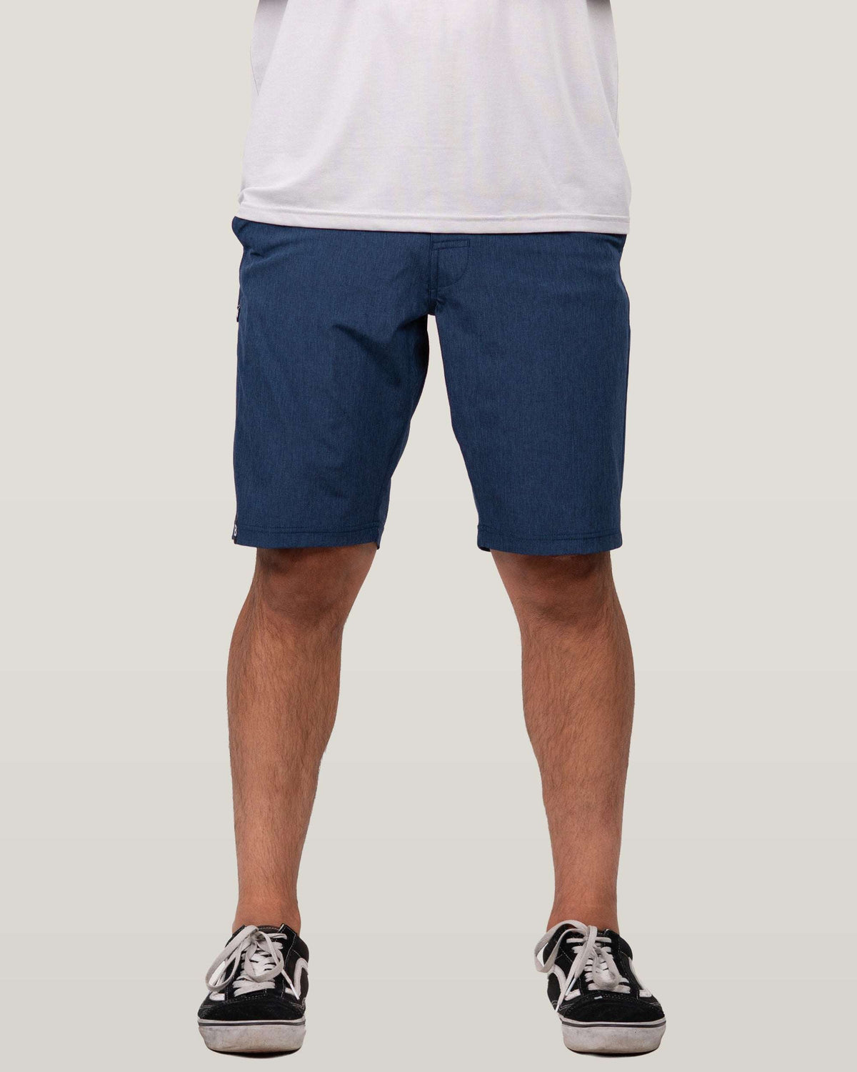 Belong Designs Men's 10" Rocky Mountain Board Shorts Faded Navy