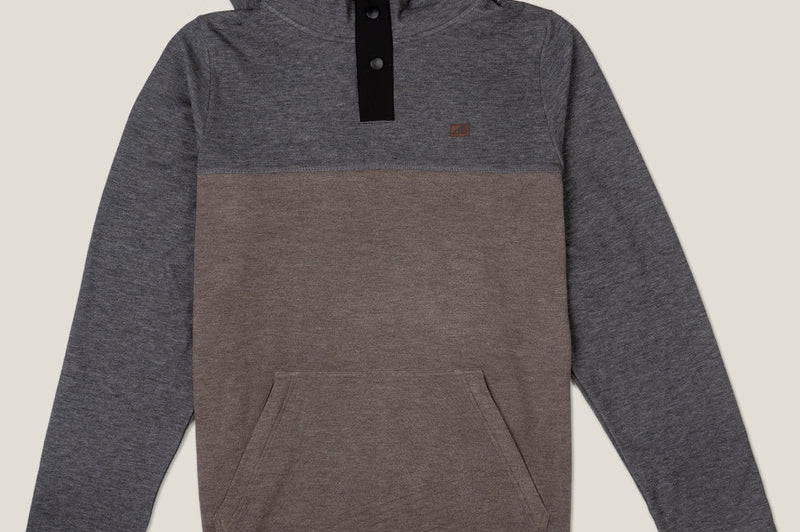 Belong Designs Men's Powell Fleece Hoodie Vintage Ash