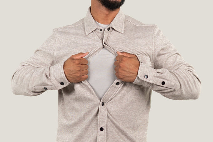 Belong Designs Men's Sherman Fleece Button Up