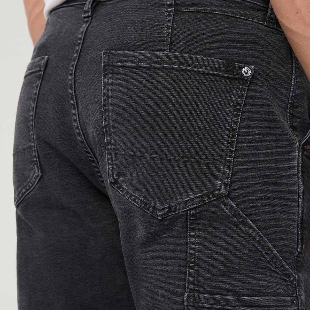 Stretch Canvas Carpenter Pant Black