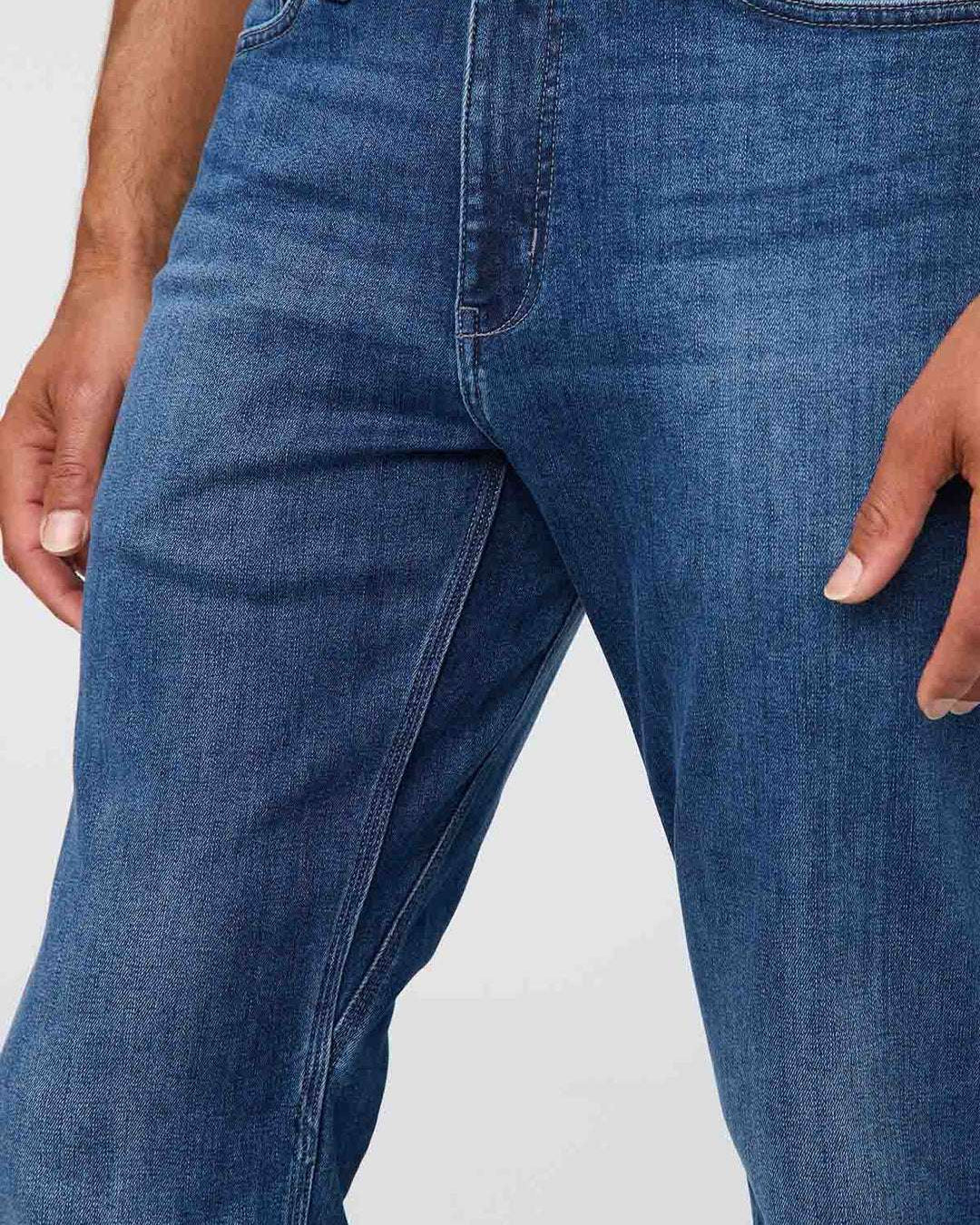 DUER Men's Tech Fleece Denim Straight