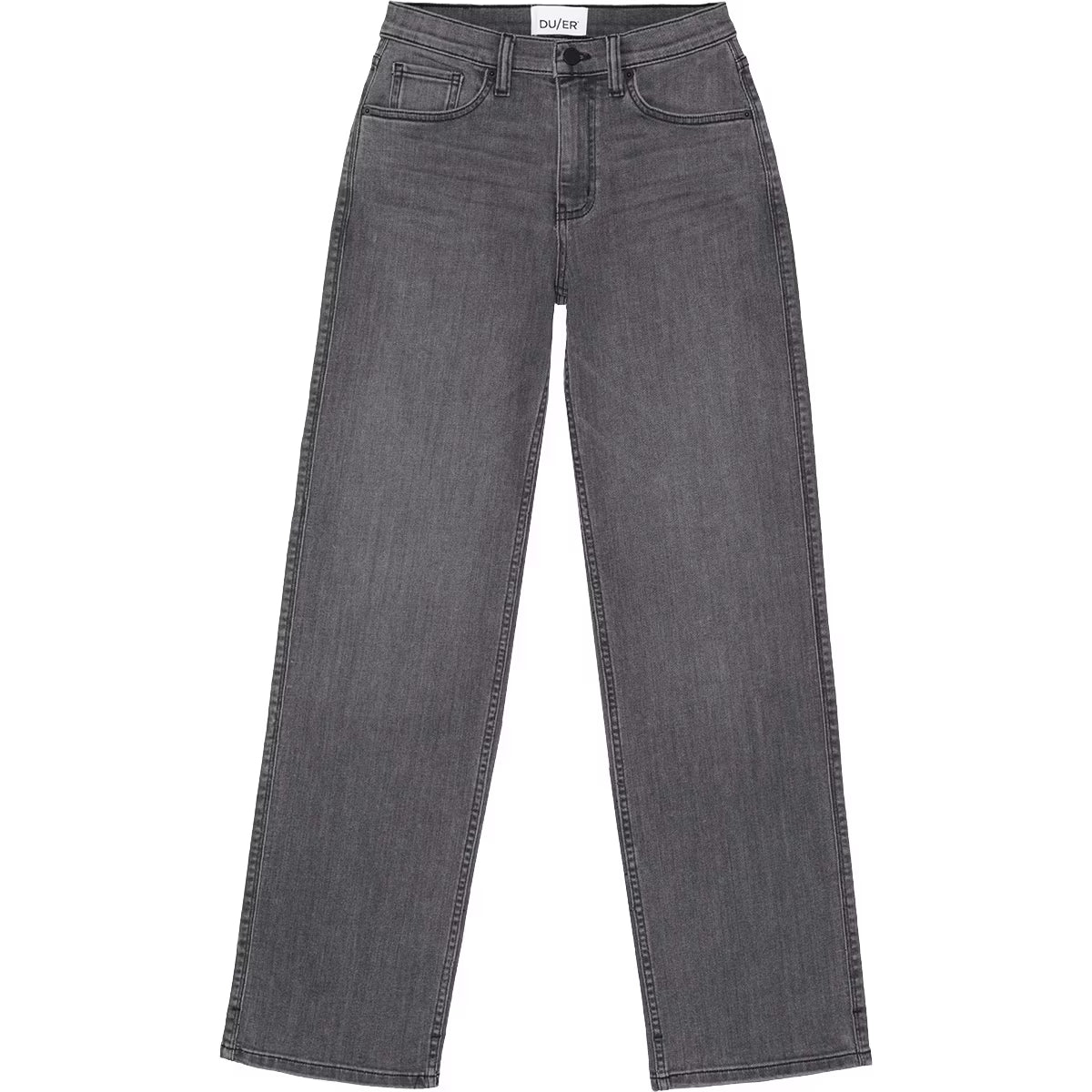 DUER Performance Denim Mid Rise Straight Stirling