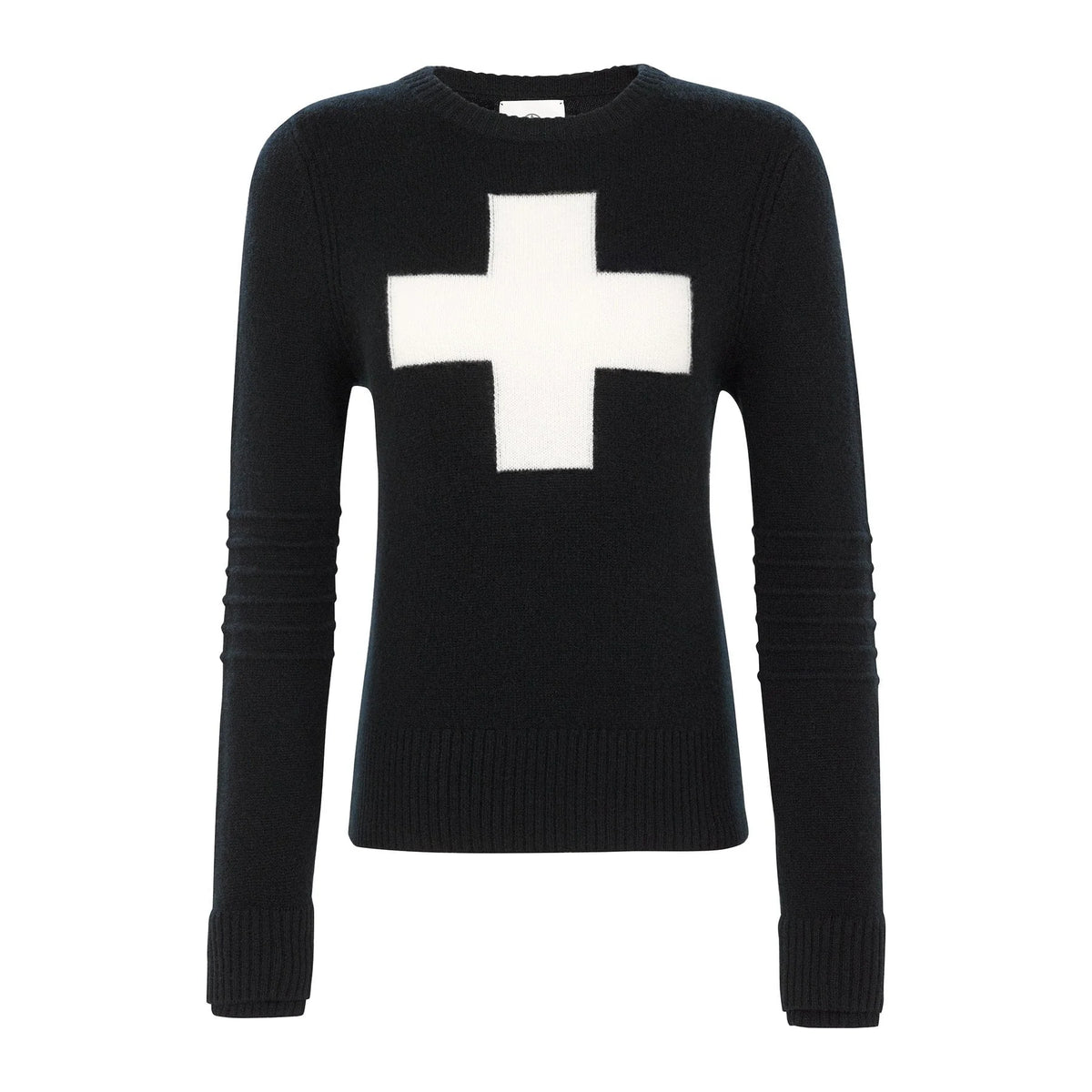Alps & Meters W's Cashmere Ski Race Knit Patrol Black