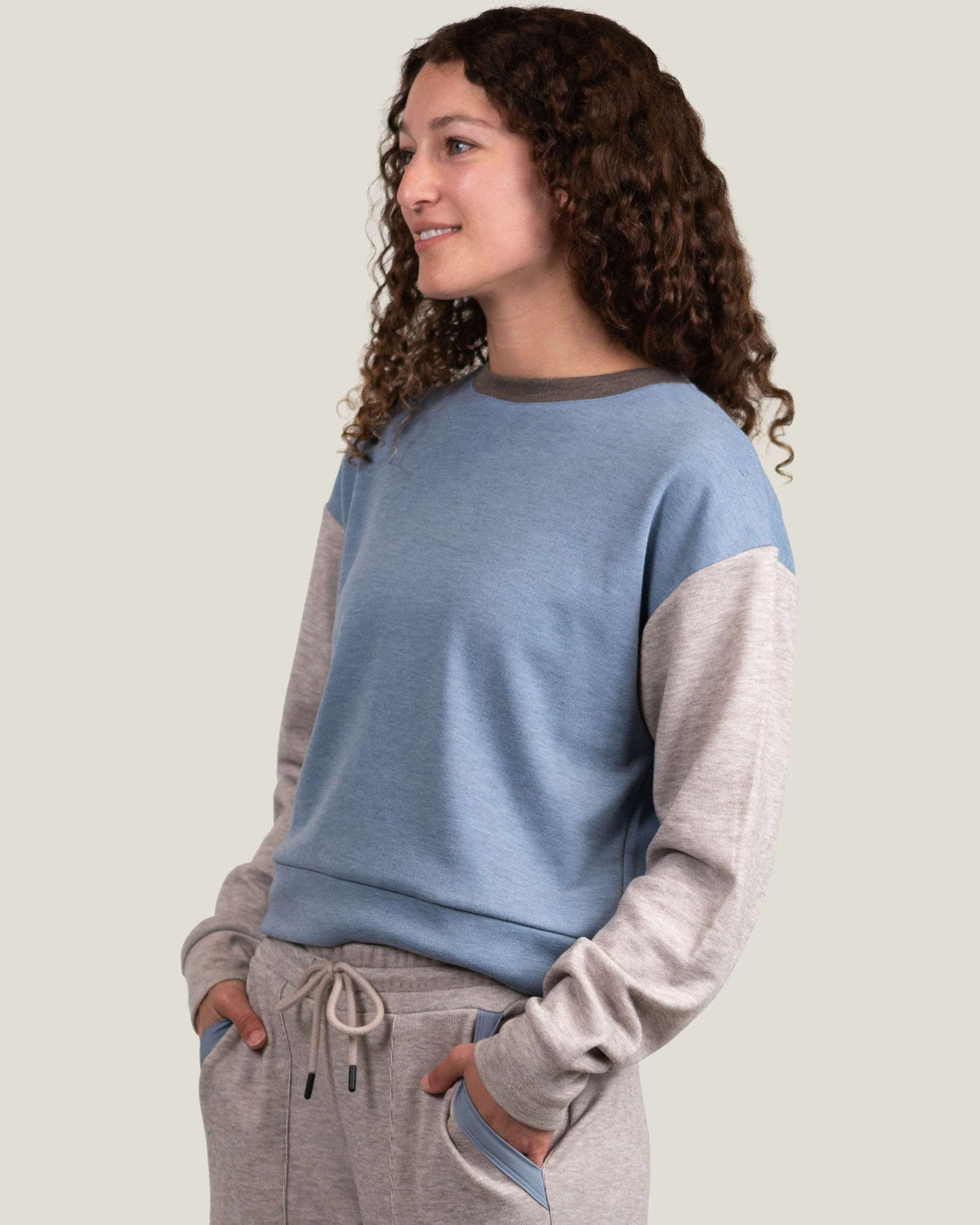 Belong Designs Women's Powell Fleece Crewneck