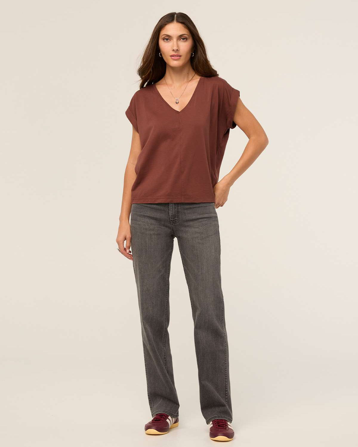 DUER Performance Denim Mid Rise Straight
