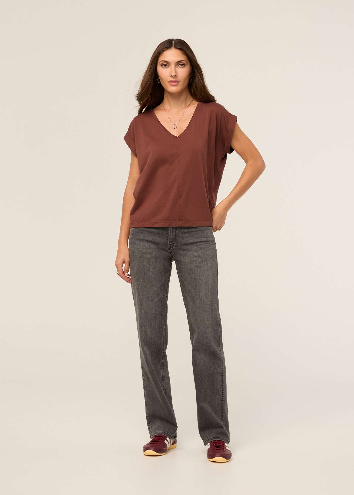 DUER Performance Denim Mid Rise Straight