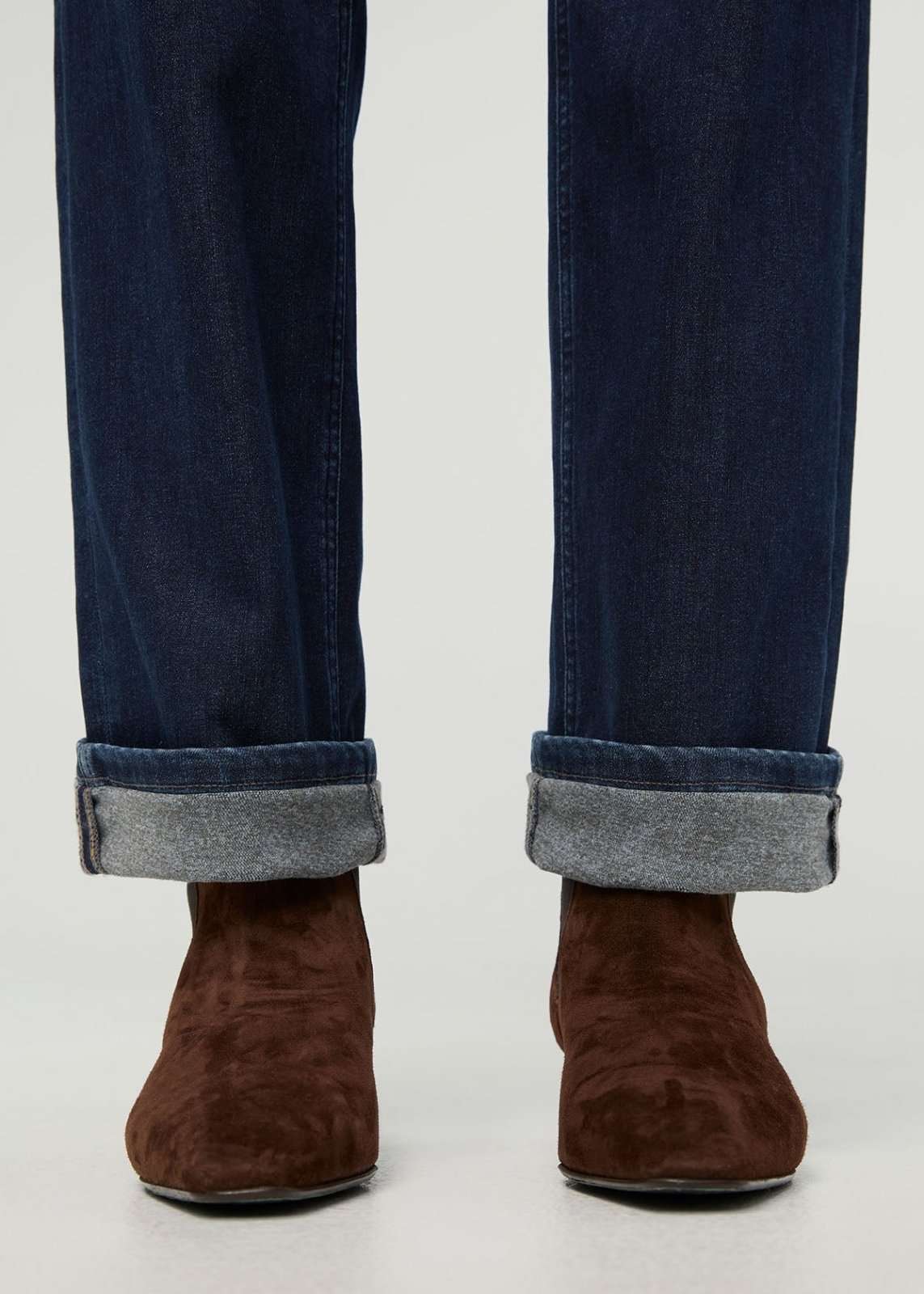 DUER Tech Fleece Denim High Rise Straight