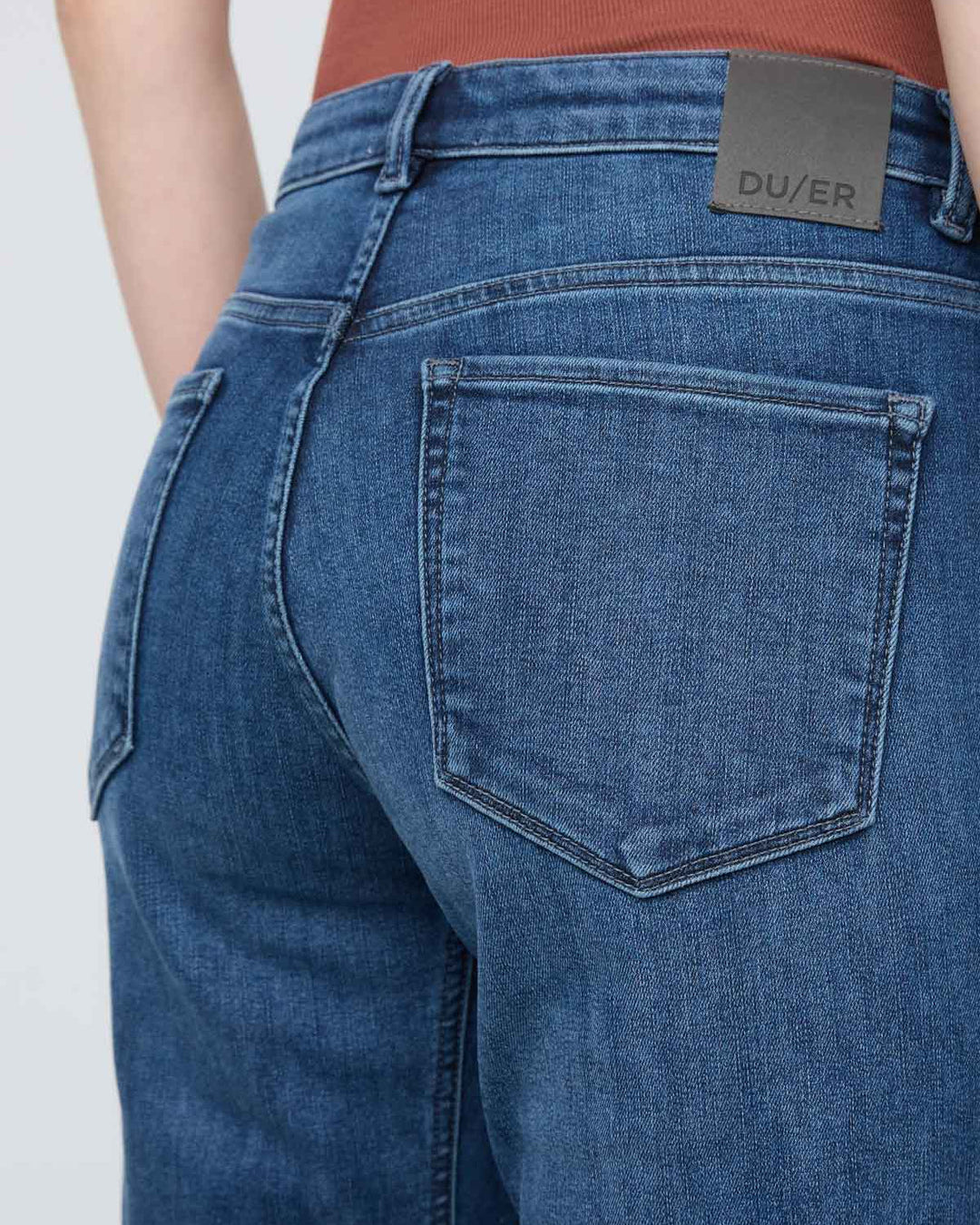 DUER Women's Girlfriend Tech Fleece Denim Jeans