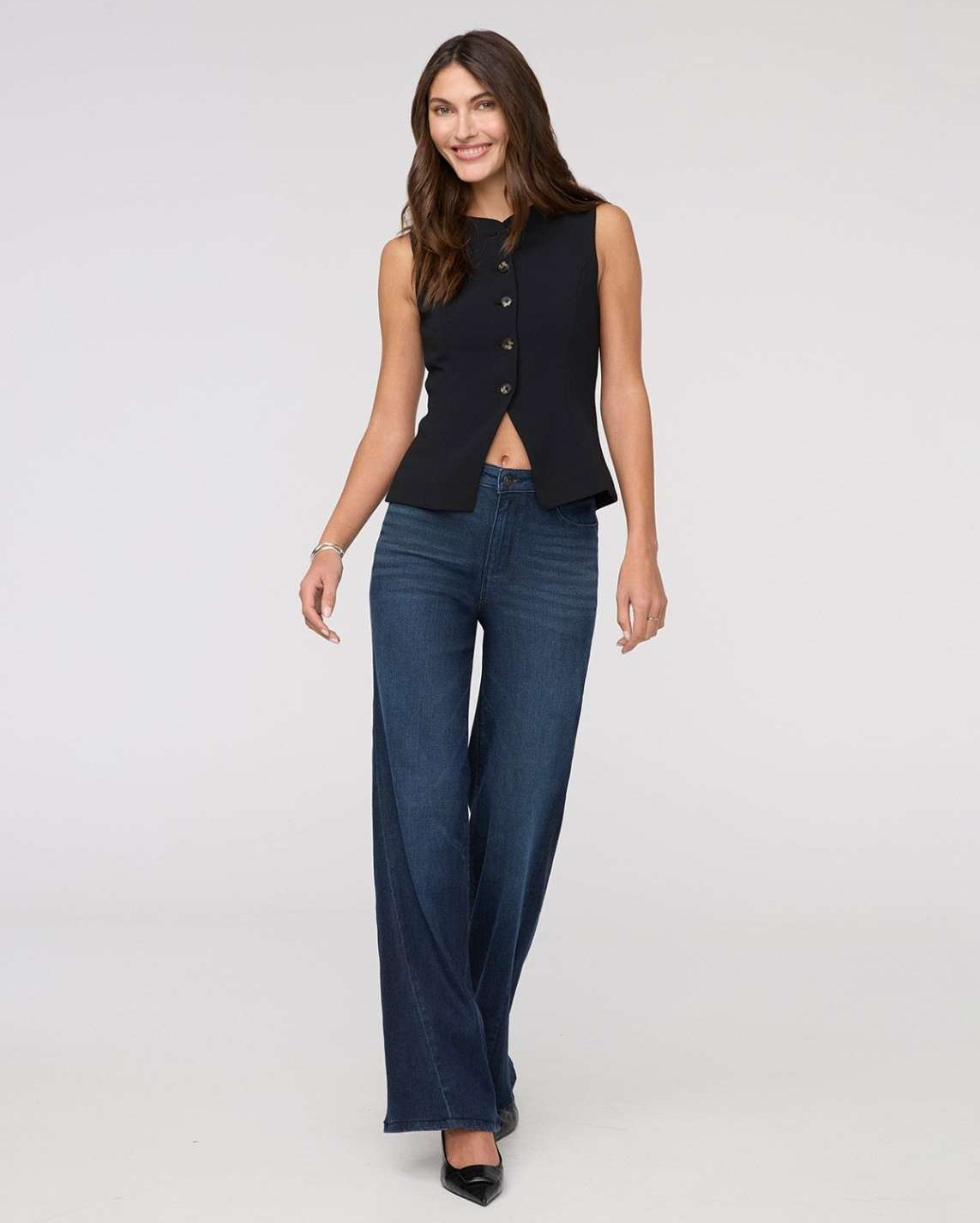 DUER Performance Denim Luxe High Rise Wide Leg