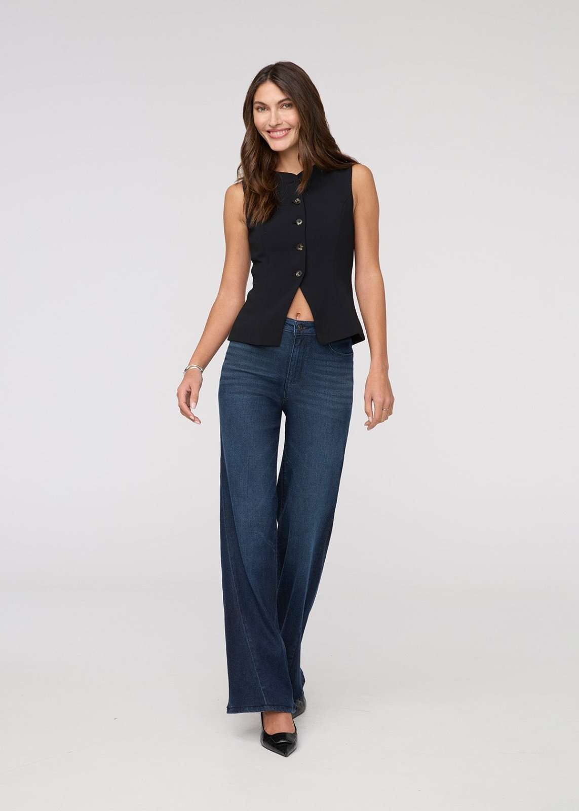 DUER Performance Denim Luxe High Rise Wide Leg
