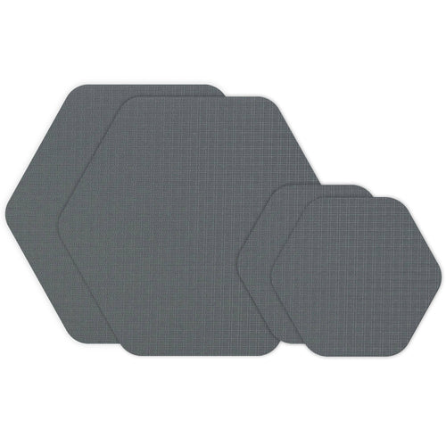 Tenacious Tape Hex Patches Gray Micro Ripstop 30D