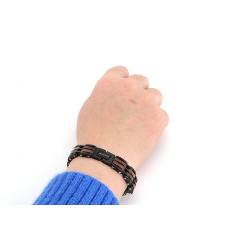 Jet | Walnut Wood Bracelet