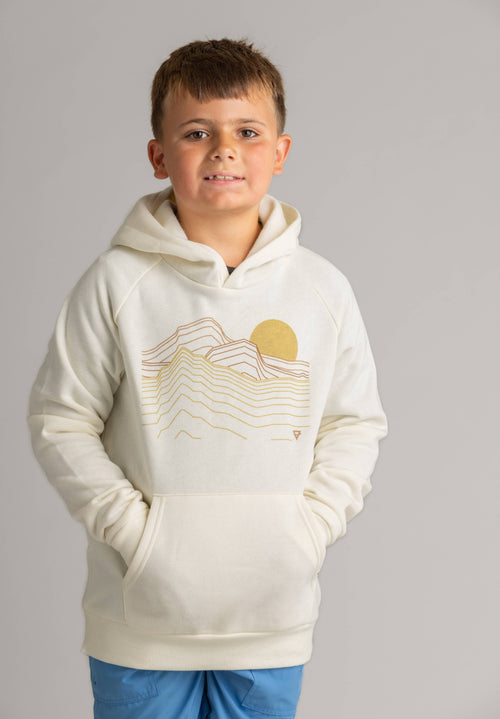 Boys Graphic Pullover Hoodie Whisper White Hills