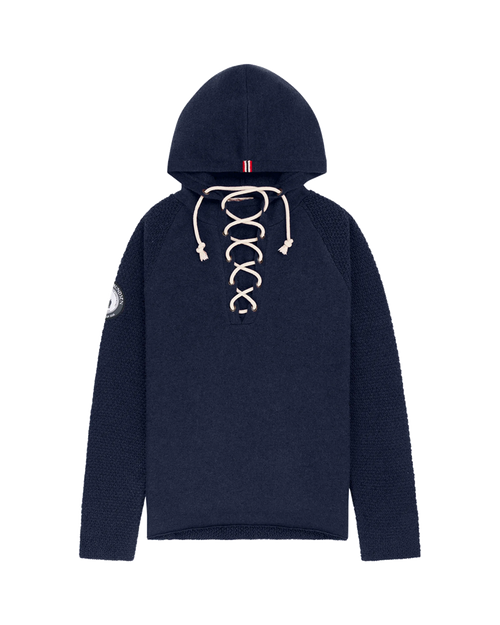 Laced Boiled Hoodie Faded Navy