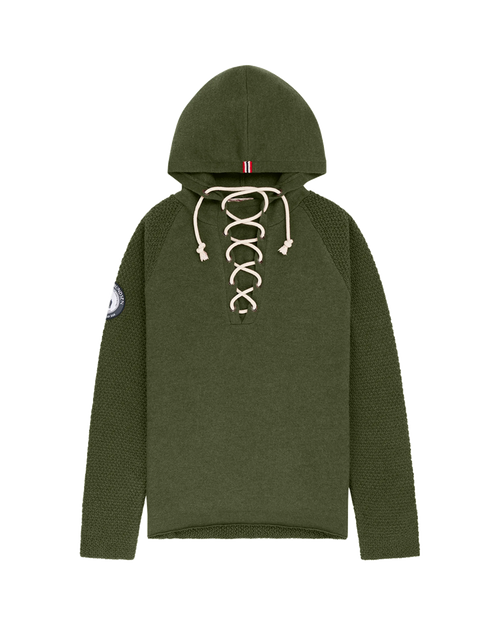 Laced Boiled Hoodie Earth