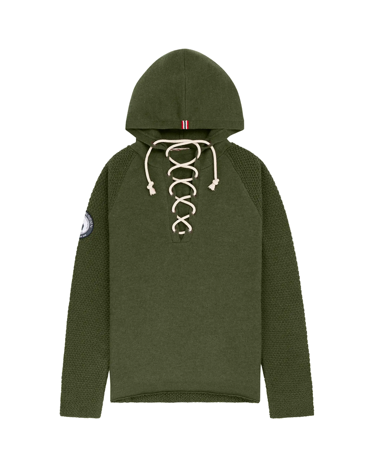 Amundsen Laced Boiled Hoodie Earth
