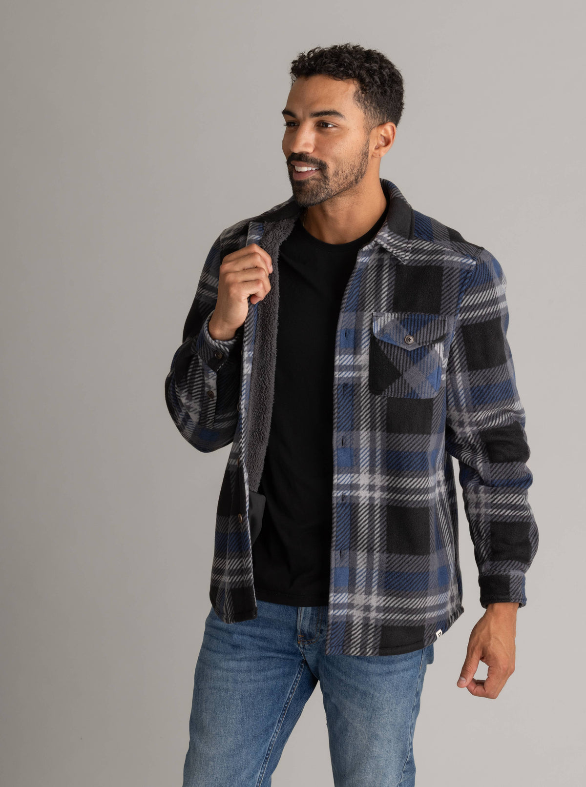 LIV Outdoor Men's Koda Sherpa Lined Shirt Jacket