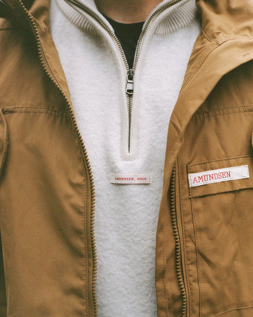 BOILED HALF ZIP 12GG MENS