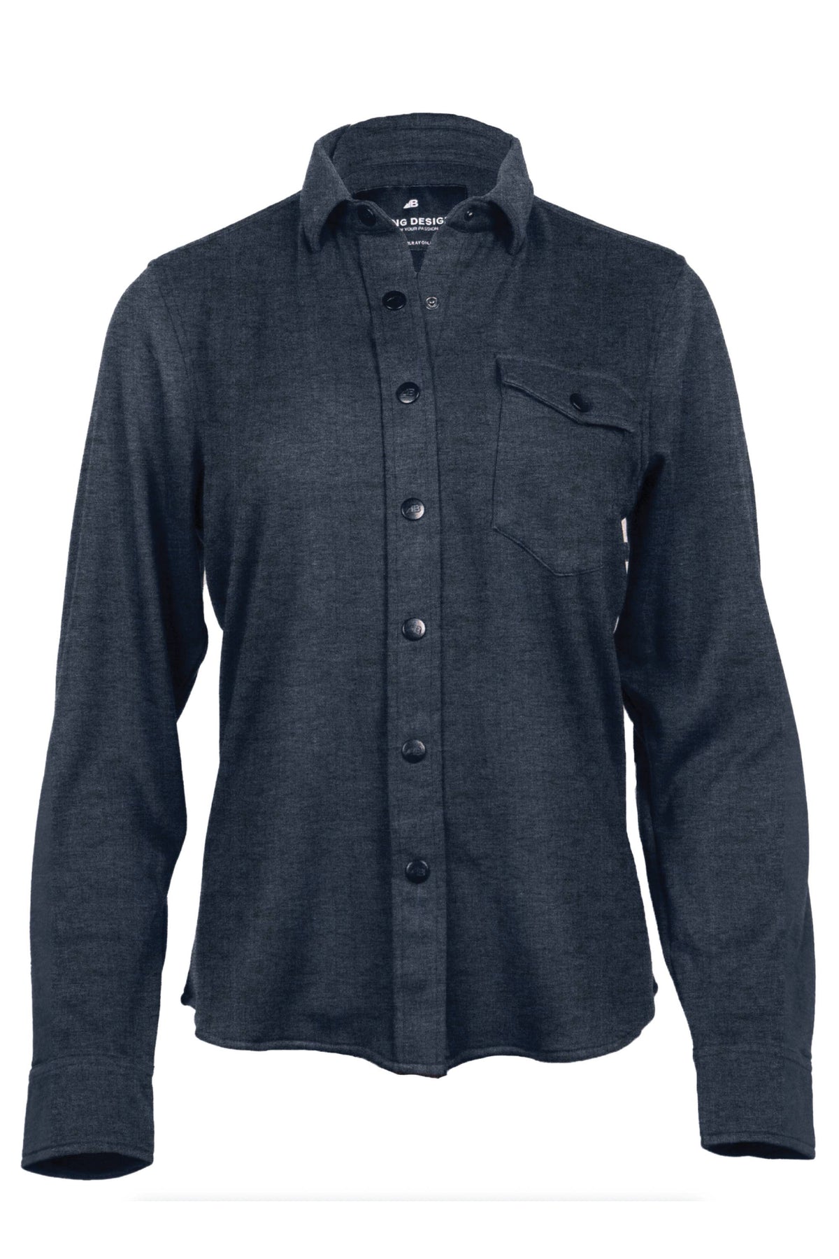 Women's Sherman Fleece Button Up Heather Midnight