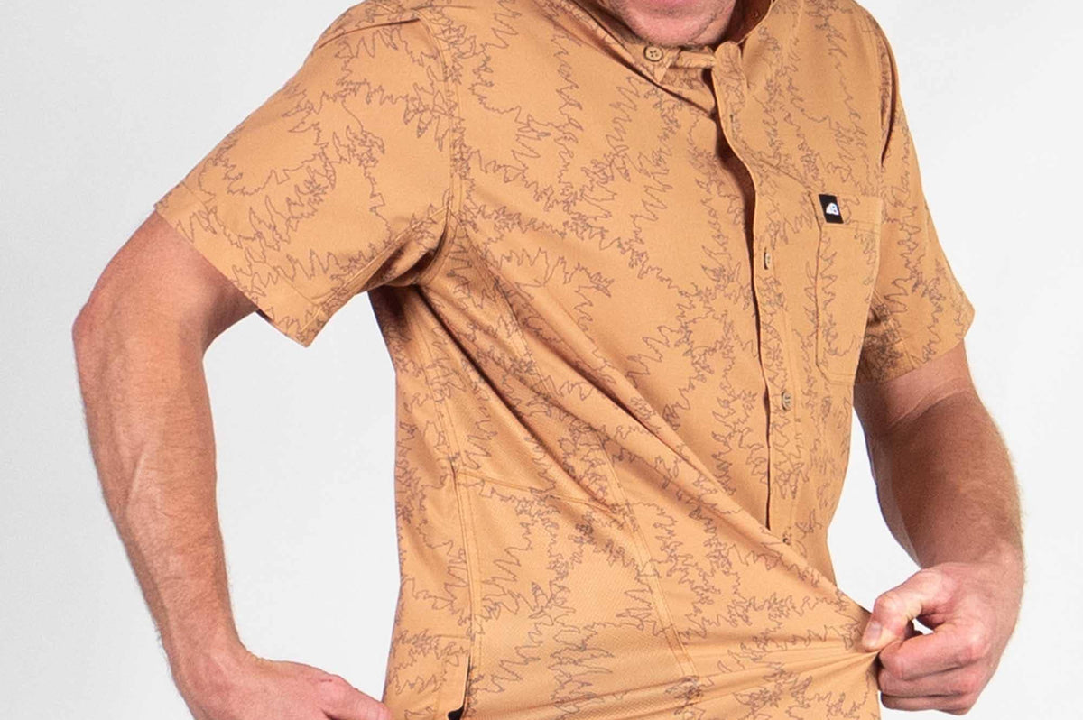 Belong Designs Vista Stretch Button Down
