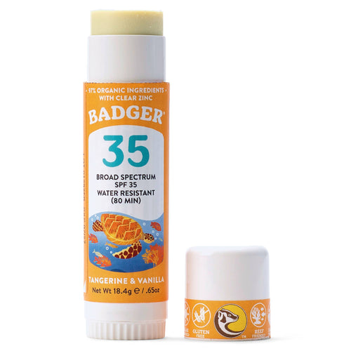 Badger Kids Mineral Sunscreen Face Stick SPF 35, 12ct