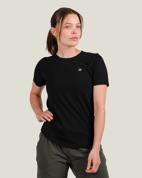 Women's Traverse Tek Mountain Tee Onyx
