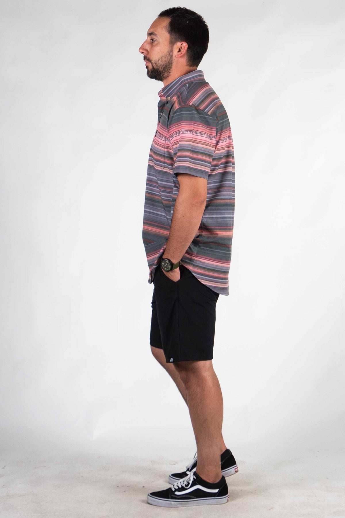 Vista Stretch Button Down