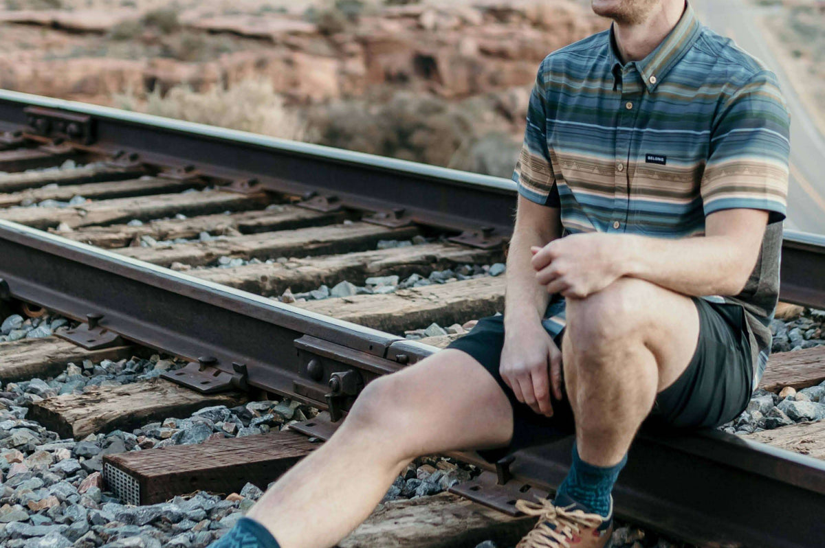 Belong Designs Vista Stretch Button Down