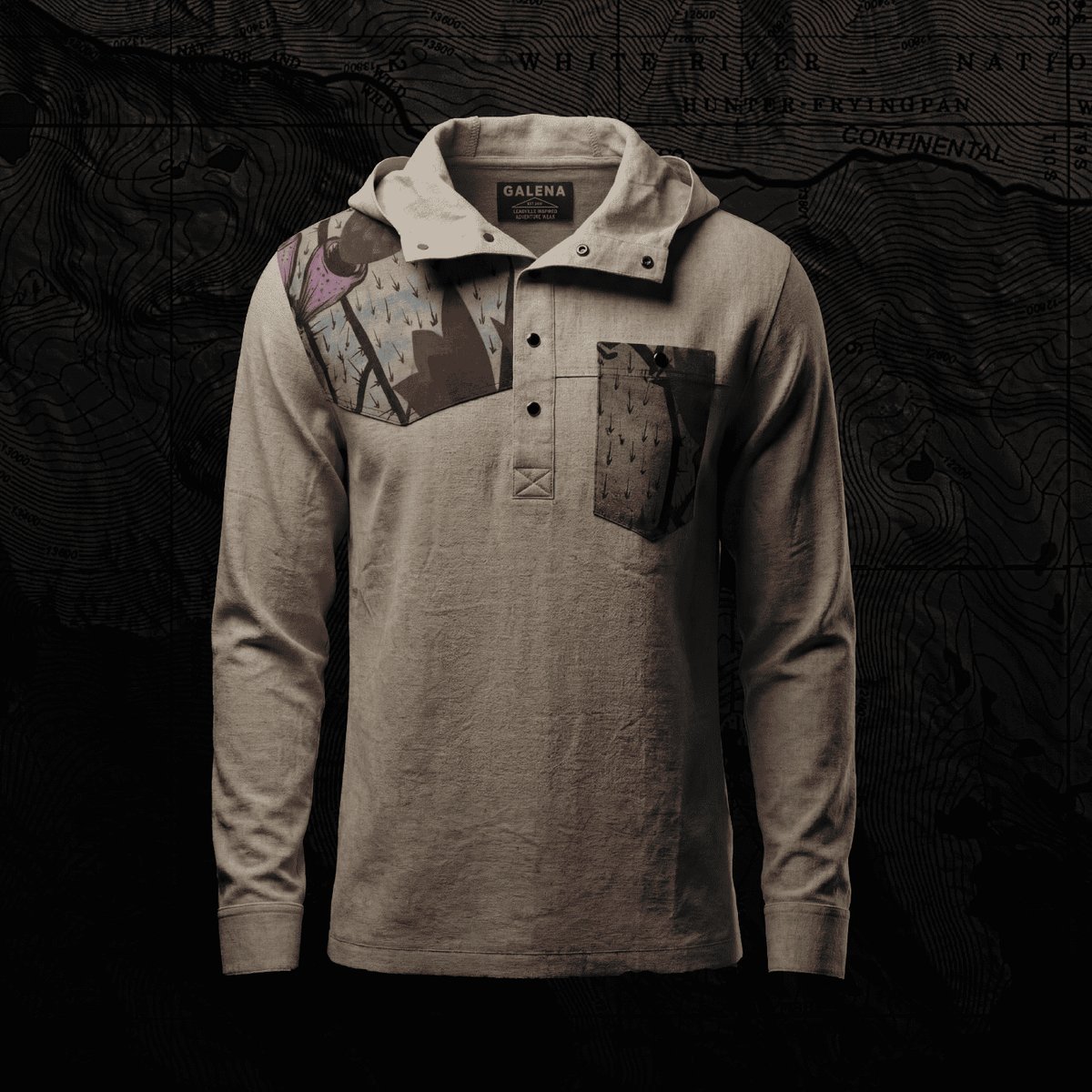 Galena Low Tide Stretch Linen Sun Shirt