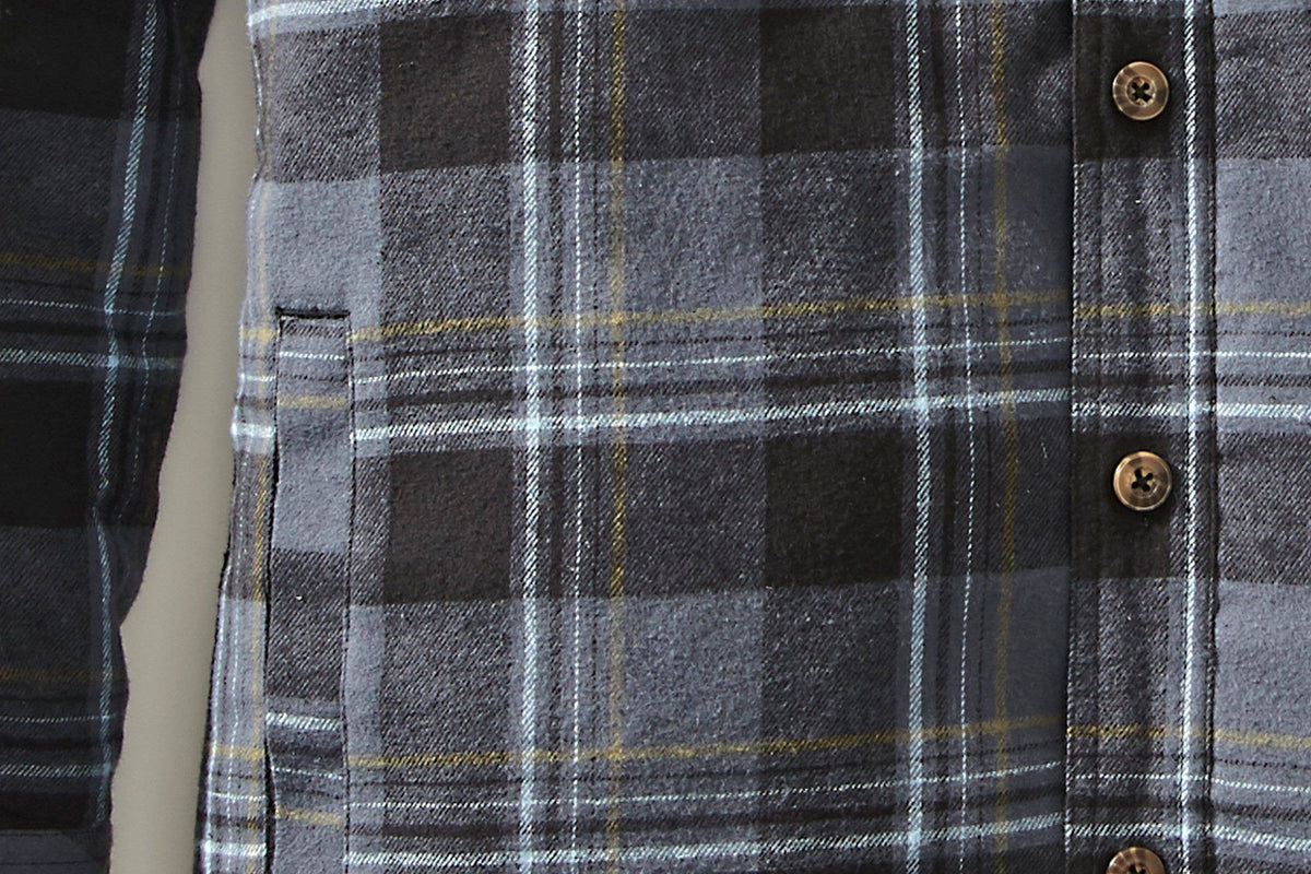 Venado Quilt Lined Brushed Flannel Shirt Jacket