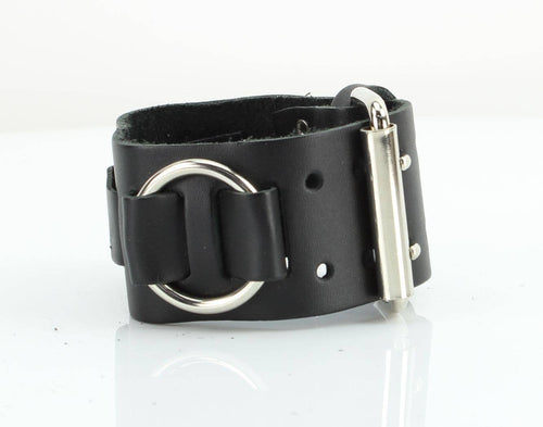 Double Ring Leather Watch Band Style: WB07