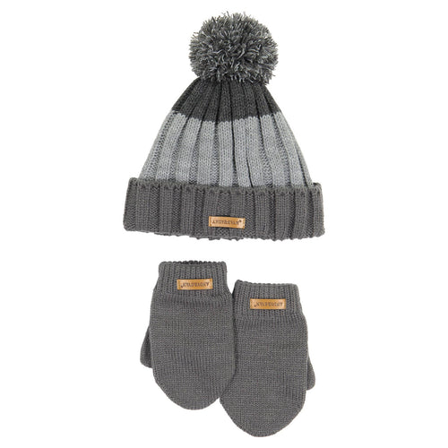 Boys Toddler Hat & Glove Set 5 7Y