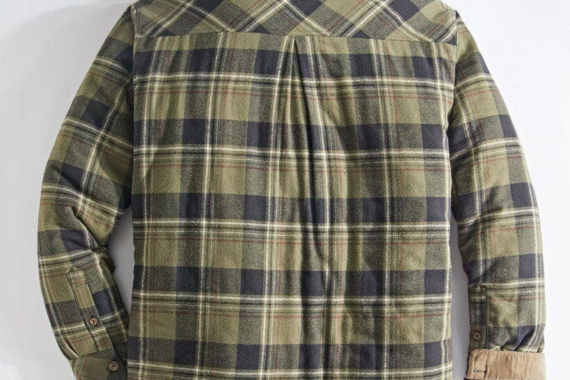 Venado Quilt Lined Brushed Flannel Shirt Jacket
