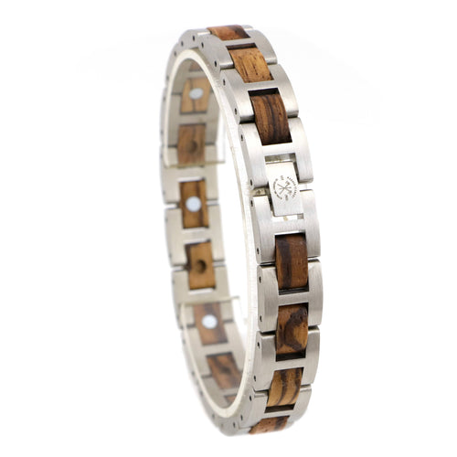 Oxford Circus- Wood & Metal Bracelet