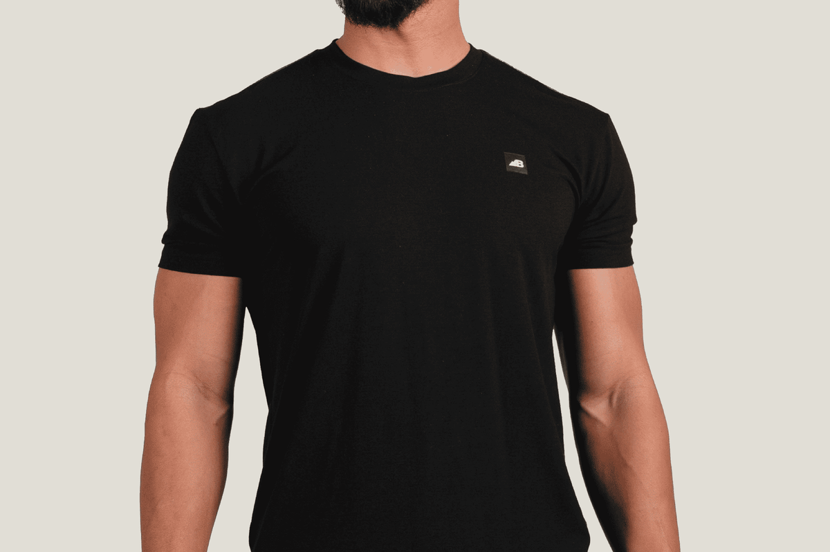 Belong Designs Men's Mountain Traverse Tek Tee Black