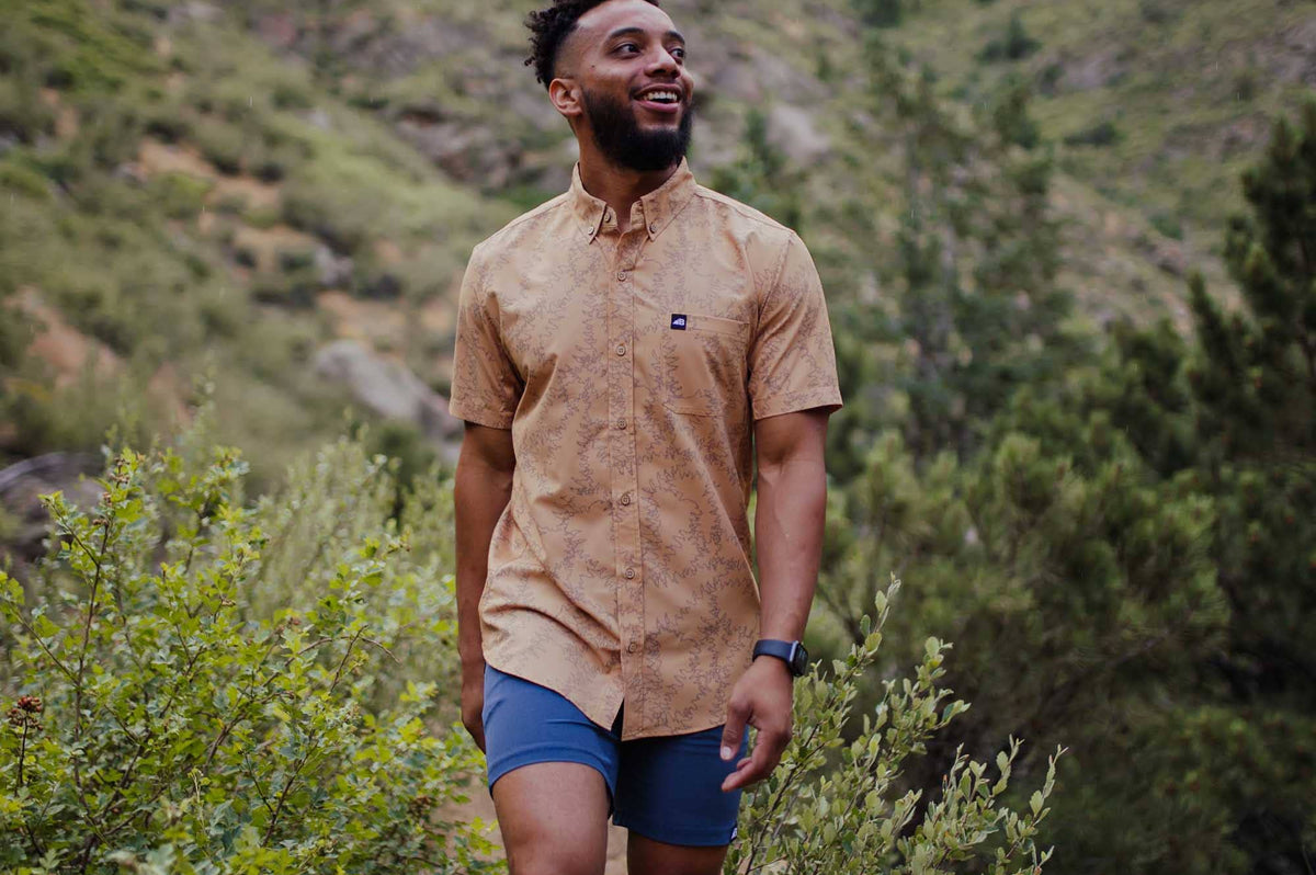 Belong Designs Vista Stretch Button Down